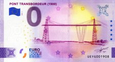 17 ROCHEFORT-ECHILLAIS Pont transbordeur, 2023, Billet Euro Souvenir