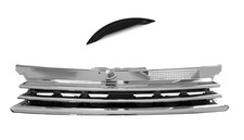 Calandre Grille Chrome Sans Sigle + Cache Supérieur Pour VW Golf 4 1997-2006