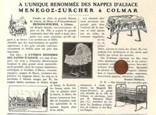 COLMAR ( 68 ) NAPPES D' ALSACE