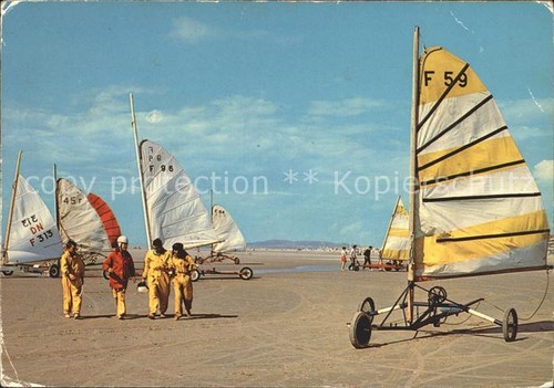 Sailing char voile beach - char, a