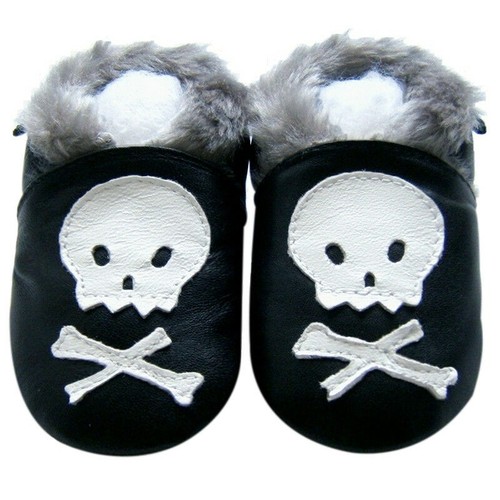 Chaussons cuir souple - chaussons, en