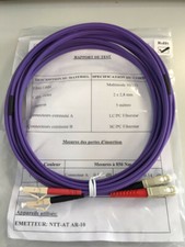 Câble fibre optique patch FO duplex SC-LC 5 mètres Multimode 50/125u