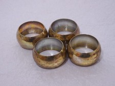 4 X ART DECO Design Anneaux De