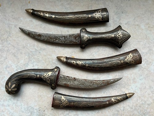 Antique khanjar miniature art - khanjar,