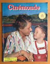 ►CINE MONDE 940/1952-INGRID BERGMAN-BRIGITTE BARDOT-LANA TURNER-VIVIANE ROMANCE