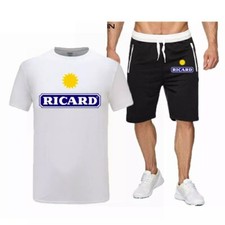 Ensemble Ricard  t shirt et short  ricard apero couleur et taille au choix plage