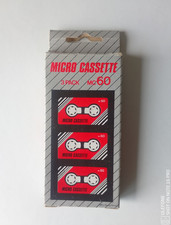 Lot de 3 micro cassettes MC-60