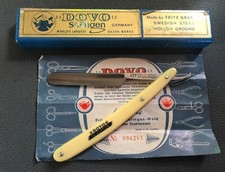 rasoir ancien rare DOVO 277 SCULPTOR FRITZ BRACHT antique cut throat razor