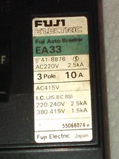 Fuji Electric Breaker 3 pole 3