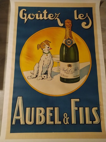Affiche ancienne goûtez les - :,