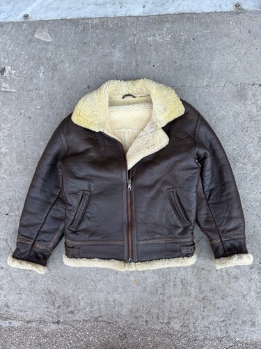 Veste pilote shearling en - veste,