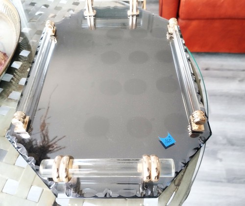 Plateau miroir vintage style