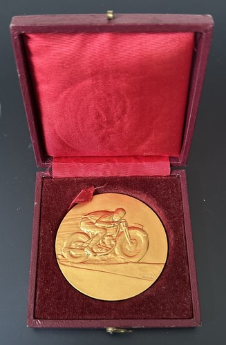 Médaille bronze doré - médaille,