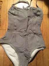 REPETTO MAILLOT RAYURES CREME