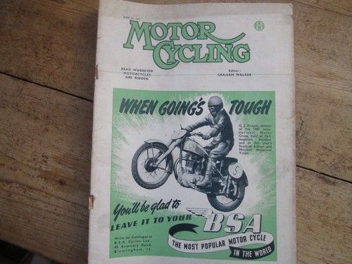 Motorcycling june 1951 - 1951, bsa