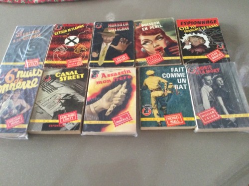 Lot livres policiers - lot, un