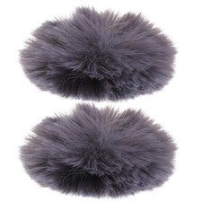  2 PCS Bonnette Microphone Anti Vent Couvercle De Réduction Bruit