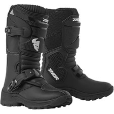 Thor Mini Blitz XP Bottes Moto Enfants Motocross Enduro Bottes Noir