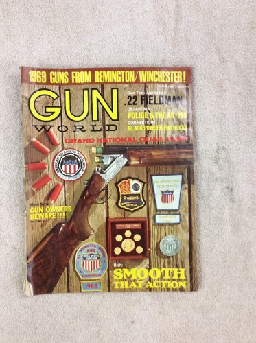 Vintage gun world magazine - gun,
