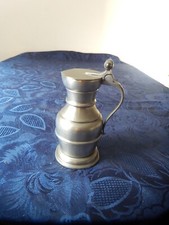  ANCIEN PICHET EN ETAIN ATELIERS REIN ZINN NOVAPELTRO 95% VINTAGE DECORATION 