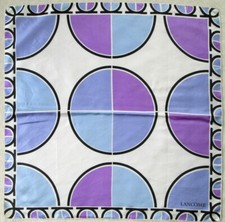 -Superbe Foulard  LANCÔME   soie TBEG  vintage 77 x 77 cm