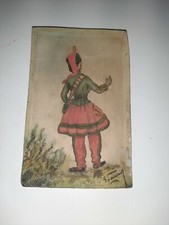 Dessin Cantiniere Aquarelle Empire Napoleon hussard 