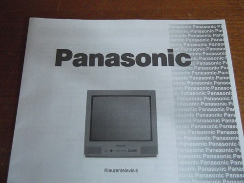 Notice television panasonic - notice,