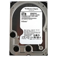 Disque Dur Interne SATA3 3" Recertifié WD60EFAX Western Digital RED 6TO