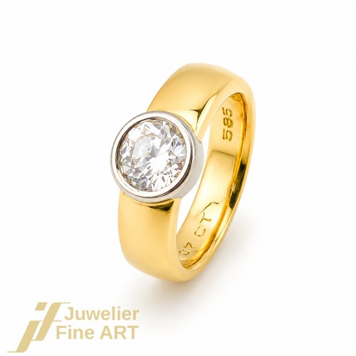 Bague avec diamant taille - avec,