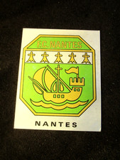 FC NANTES  ECUSSON image sticker N° 206 FOOTBALL 80 PANINI 1980 BRILLANT BADGE