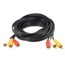 Triple RCA Phono Mâle ver