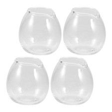  4 Pcs Mini Pot À Lait Japonais Pichet De En Verre Distributeur Sirop D'érable