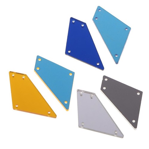 50pcs trapèze coudre miroir - 50pcs,
