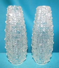 2 ANCIENNES TULIPES EN VERRE