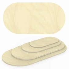 Plaque En Contreplaqué Ovale