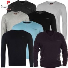 Pull Homme Col en V "PIERRE CARDIN" Pullover sweat Neuf