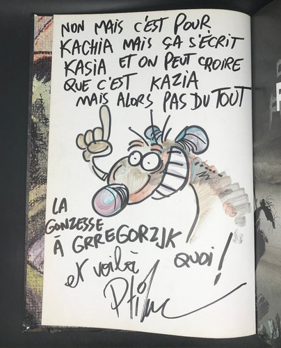 Ptiluc dedicace pacush - dedicace,
