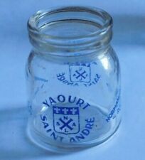 Ancien pot yaourt yoghourt SAINT-ANDRE Rouen Normandie old french yogourt 