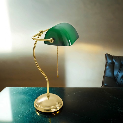 Lampe banquier bureau - banquier,