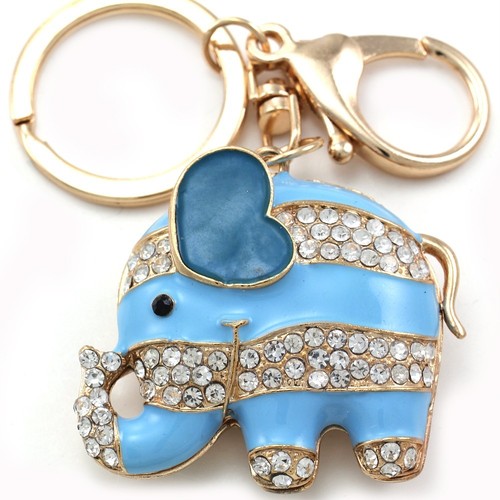 Baby elephant animal keychain - animal,