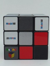 ANCIEN JOUET RUBIK'S CUBE PUBLICITAIRE STATION MOBIL