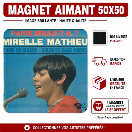 Magnet mireille mathieu - magnet,