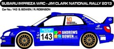 DECALS 1/43 SUBARU IMPREZA WRC