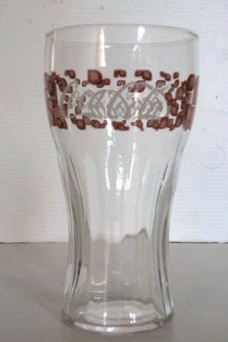 Verre coca cola - coca, rouge
