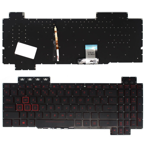 Clavier rétro éclairé - clavier, pour