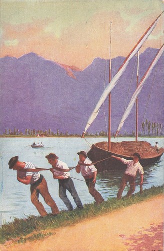 Illustree evian les bains - cp,