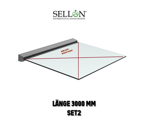 Auvent aluminium pour porte - en,