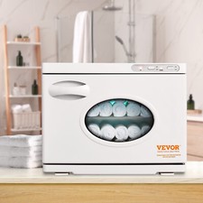 VEVOR Chauffe-Serviettes Stérilisateur Sèche-Serviettes 23 L avec Lumière UV Spa