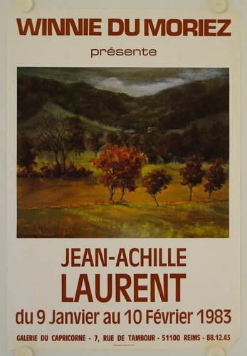 Affiche jean achille laurent - affiche,