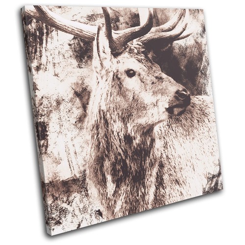 Stag deer vintage shabby chic - deer,